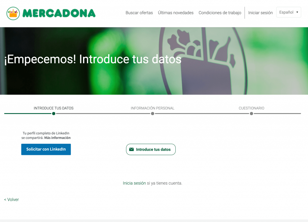 Cómo enviar el currículum a Mercadona